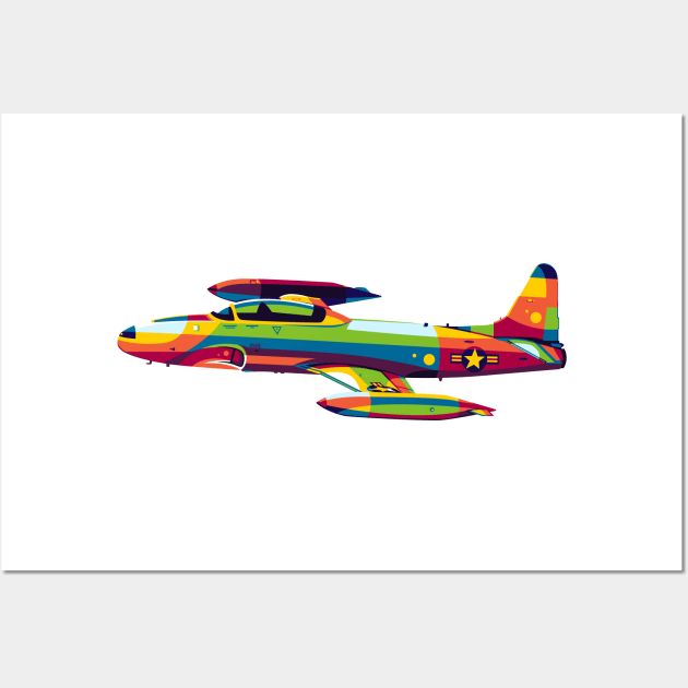 T-33 Shooting Star Wall Art by wpaprint